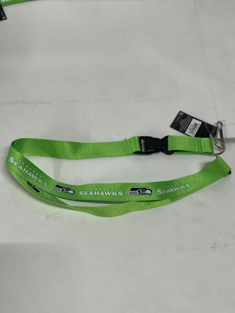 Seattle Seahawks Wins Superbowl Lanyard Mojo Style Green Keychain NFL Merch
